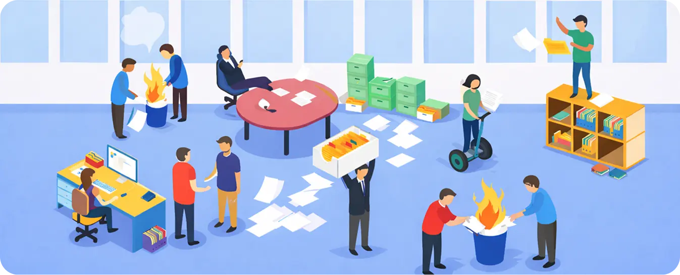 Team collaboration illustration